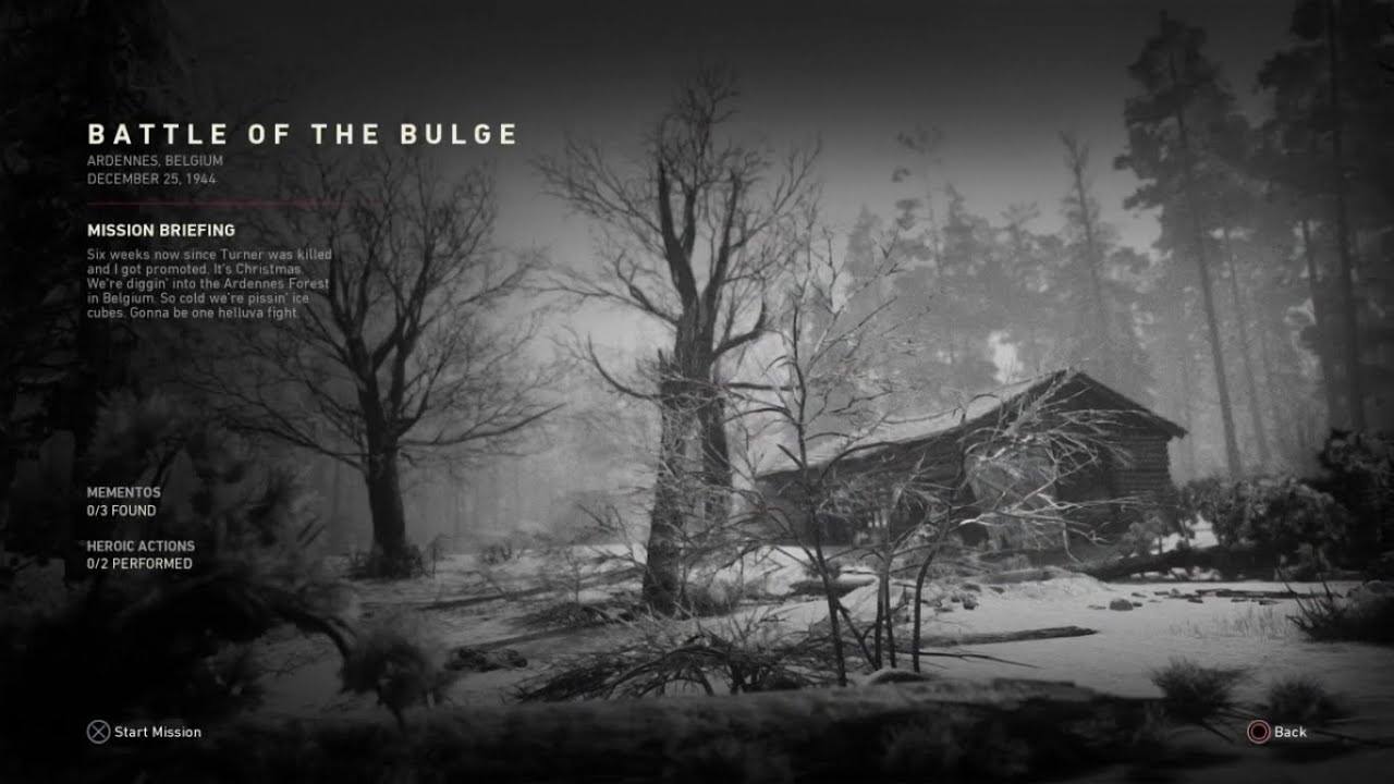 Call of Duty WW2 Campaign Walkthrough Part 9 - Battle of the Bulge