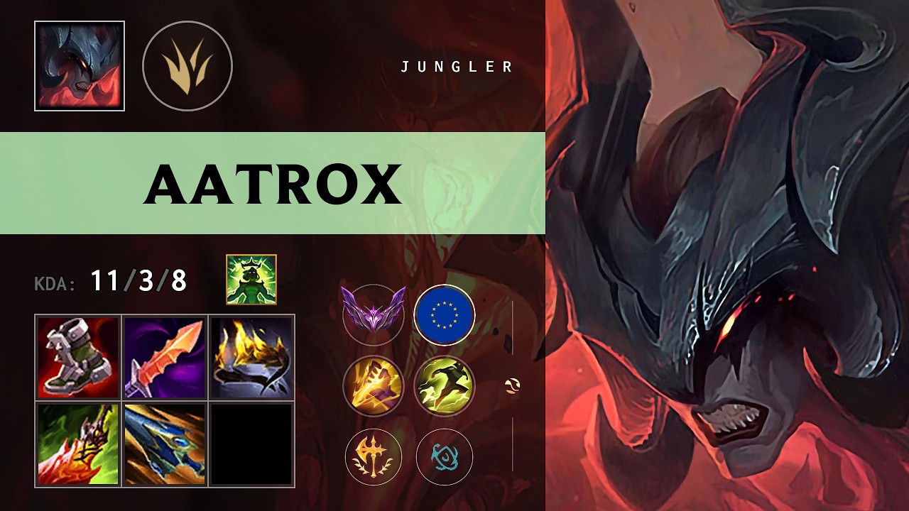Aatrox Jungle vs Qiyana - EUW Master Patch 26.11