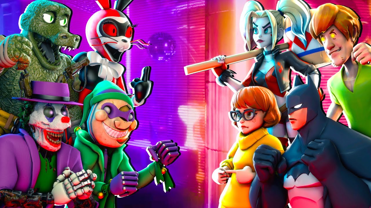 FNAF Security Breach Villains vs MultiVersus Animation