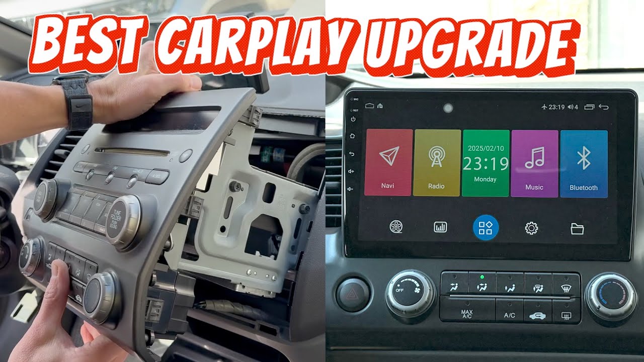 DIY Honda Civic CarPlay Swap Easy Step By Step! (Idoing)