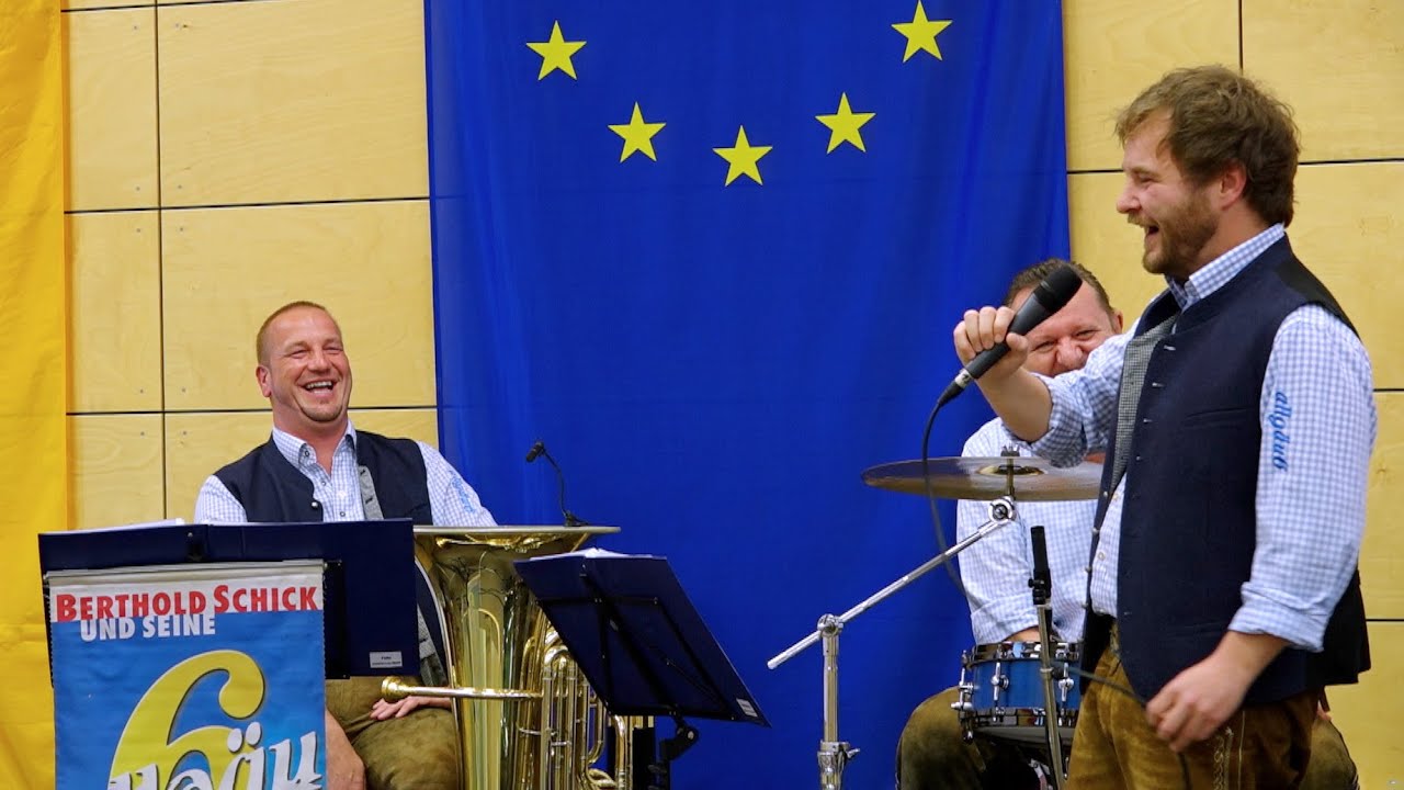 Berthold Schick und seine Allgäu 6 • Euregio-Benefizkonzert • Kannst du Knödel kochen