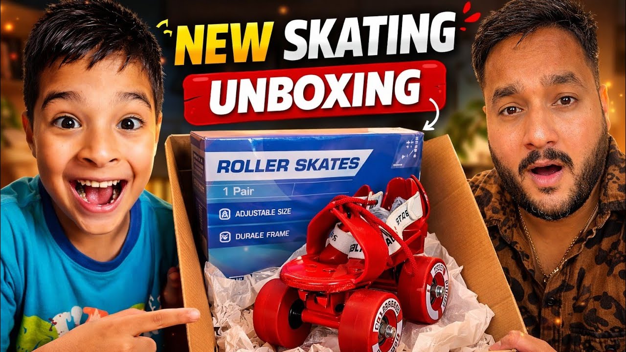 😱 OMG New skating unboxing #viralvideo 