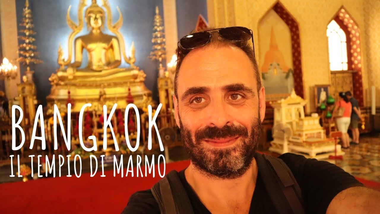 Bangkok, Wat Benchamabophit, il tempio di marmo progettato da italiani