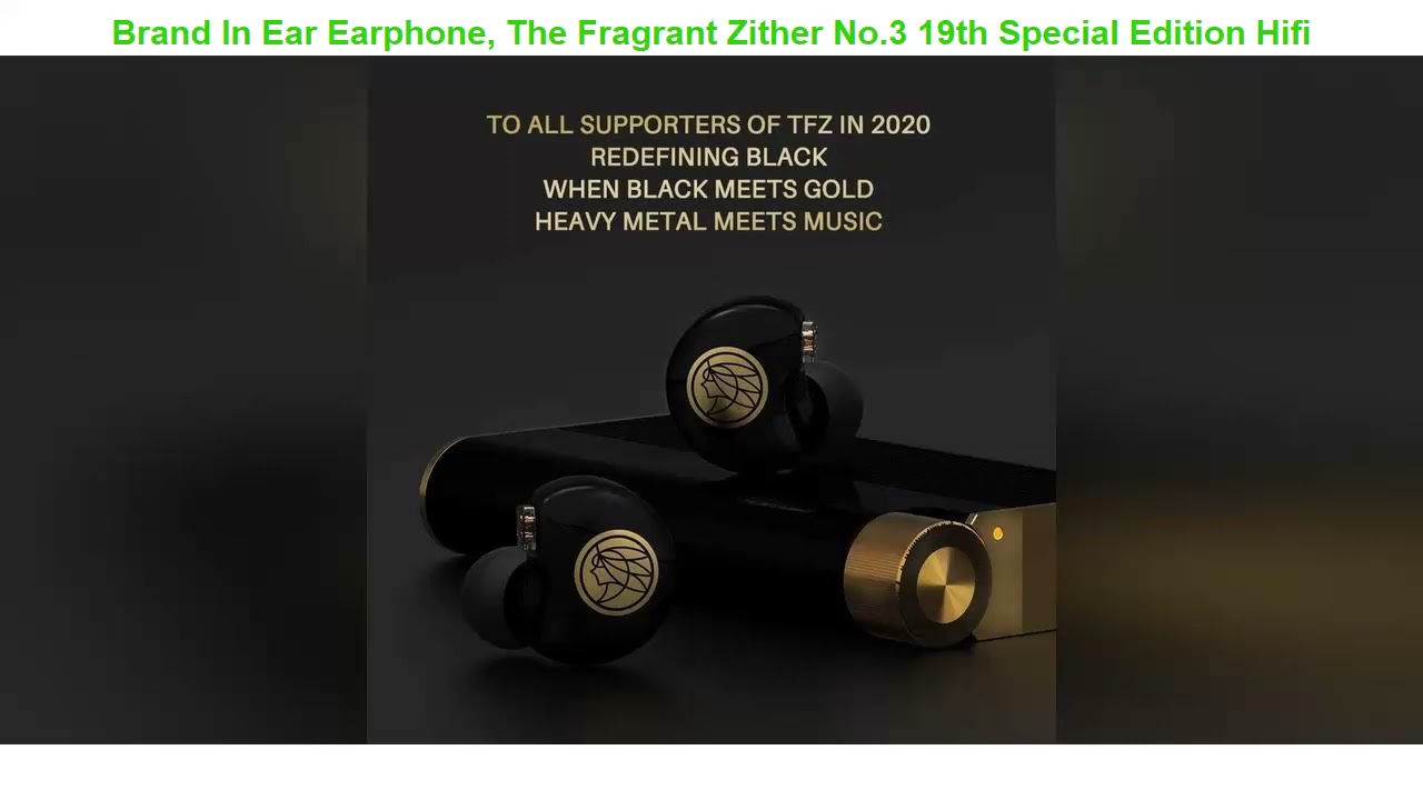 In Ear Earphone, The Fragrant Zither No.3 19th Special Edition Hifi Earphones, Double Cavity Couble
