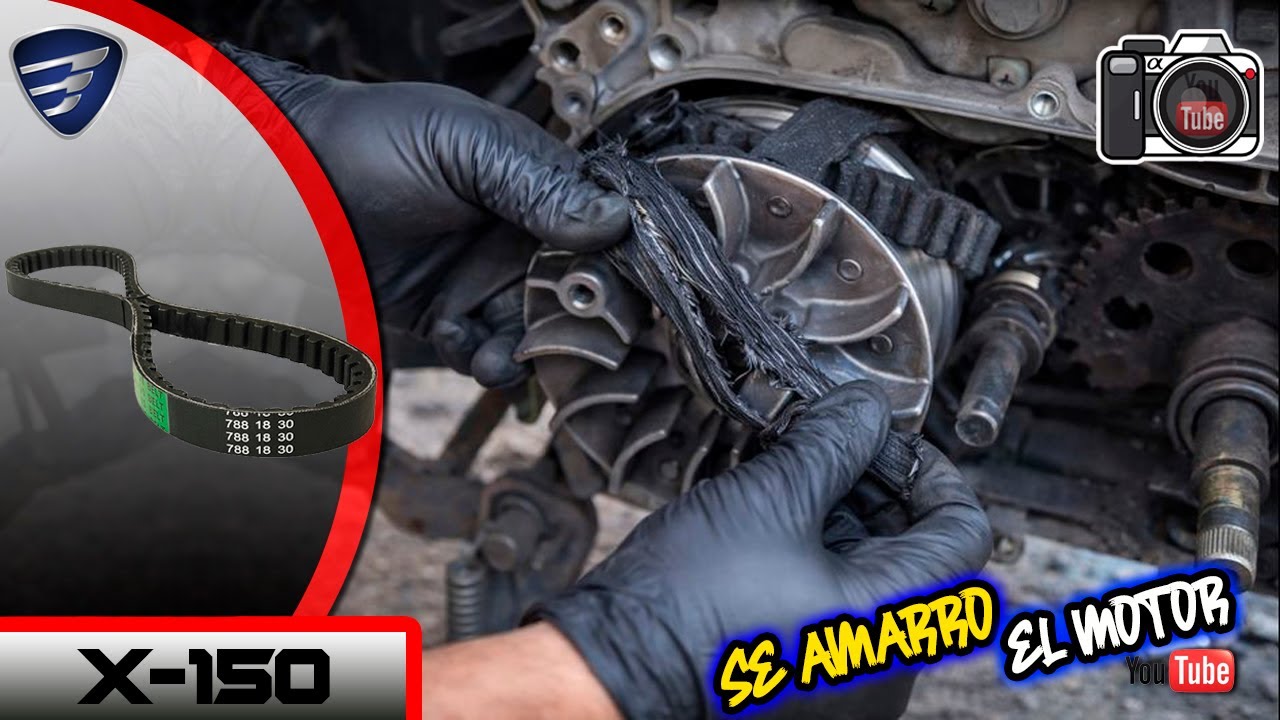 280 | ITALIKA X-150 SE AMARRO EL MOTOR POR FALTA DE MANTENIMIENTO