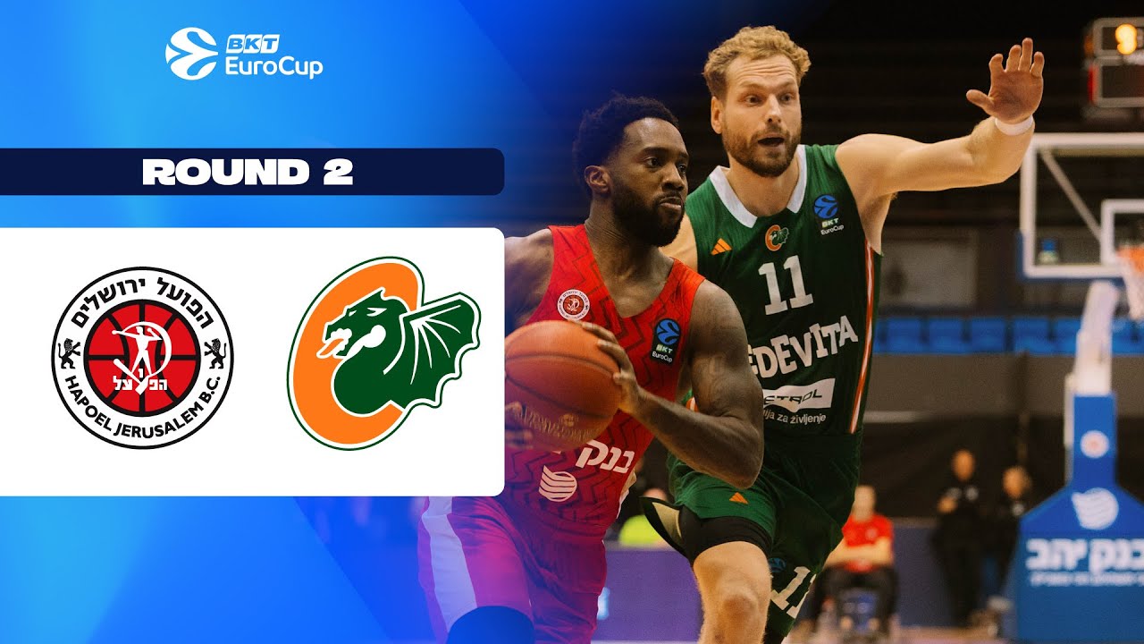 Hapoel Bank Yahav Jerusalem - Cedevita Olimpija Ljubljana | Round 2 | EuroCup Basketball 2025/26