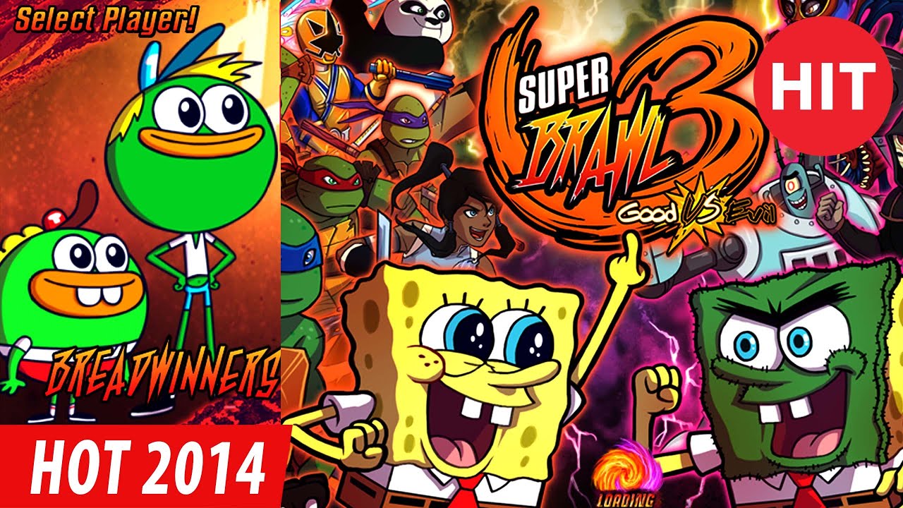 SUPER BRAWL 3 STORY MODE breadwinners NEW GAME 2014 nic BEST GAME 2014 funny game