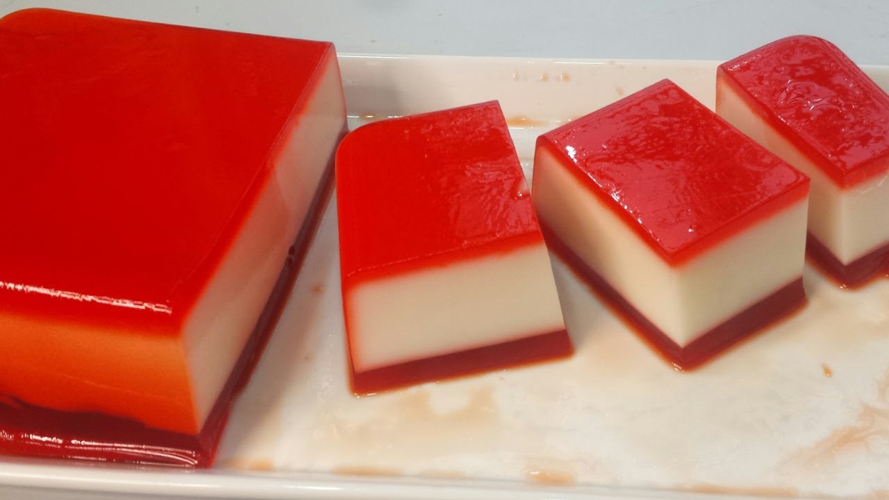 Easy two layer milk pudding recipe/desart recipes/Agar agar desart recipe/pudding recipes/recipes