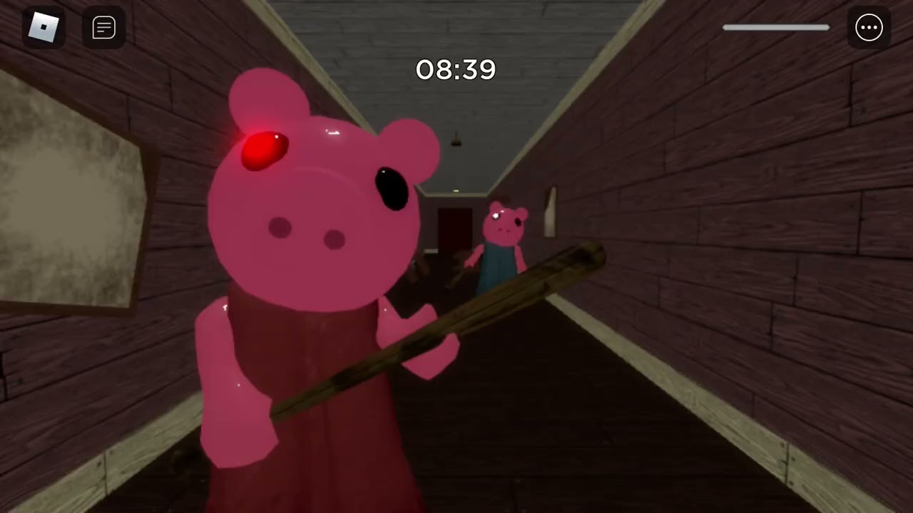 Playing Roblox piggy