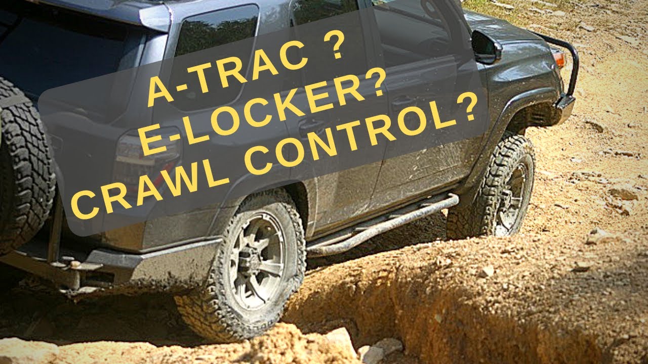Toyota 4Runner; Tacoma | ATRAC | E-LOCKER | Multi-Terrain Select | Crawl Control | HowTheyWork