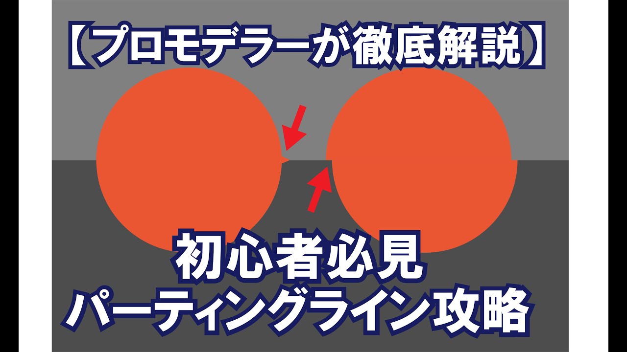 【プロモデラーが徹底解説】初心者必見！基礎工作パーティングライン攻略