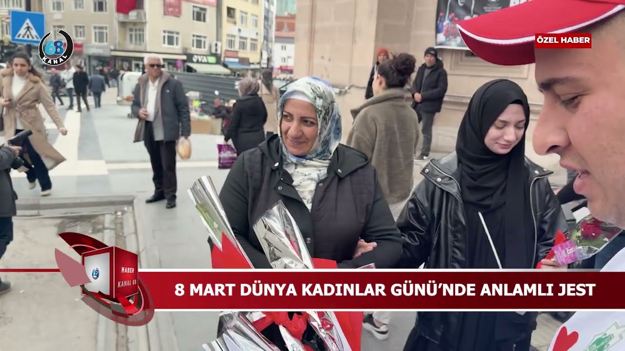 8 MART DÜNYA KADINLAR GÜNÜ’NDE ANLAMLI JEST