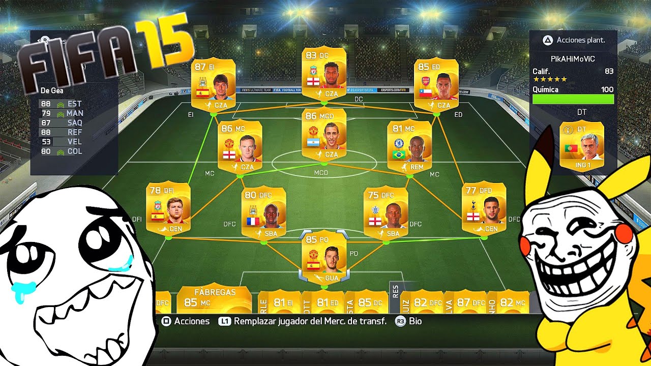 FIFA 15 | MI EQUIPO + PACK OPENING | ULTIMATE TEAM | ROAD TO PRO | PIKAHIMOVIC