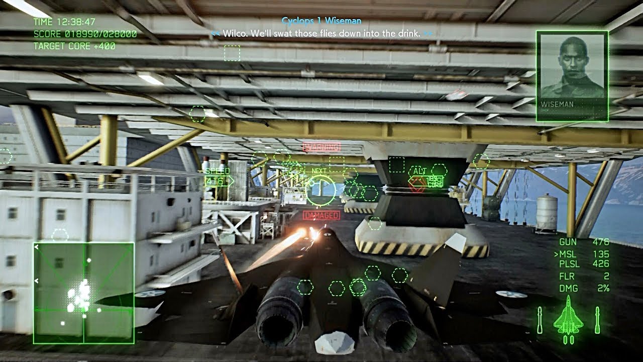 Ace Combat 7: Skies Unknown (Su-57 + Pulse Laser) Mission 11 l Fleet Destruction  |_・) ～