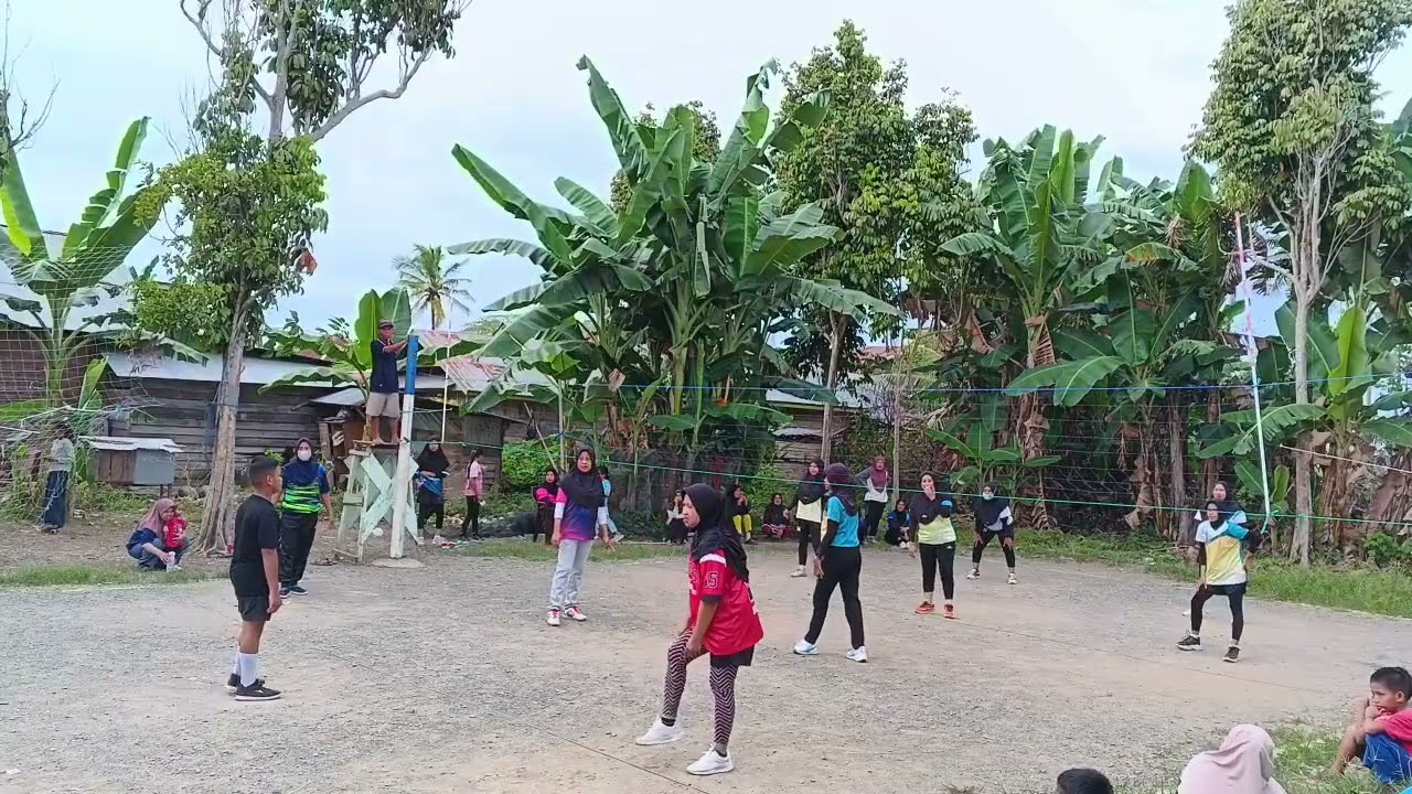 Pertandingan Voli Lamunre VS Paconne - set 1 