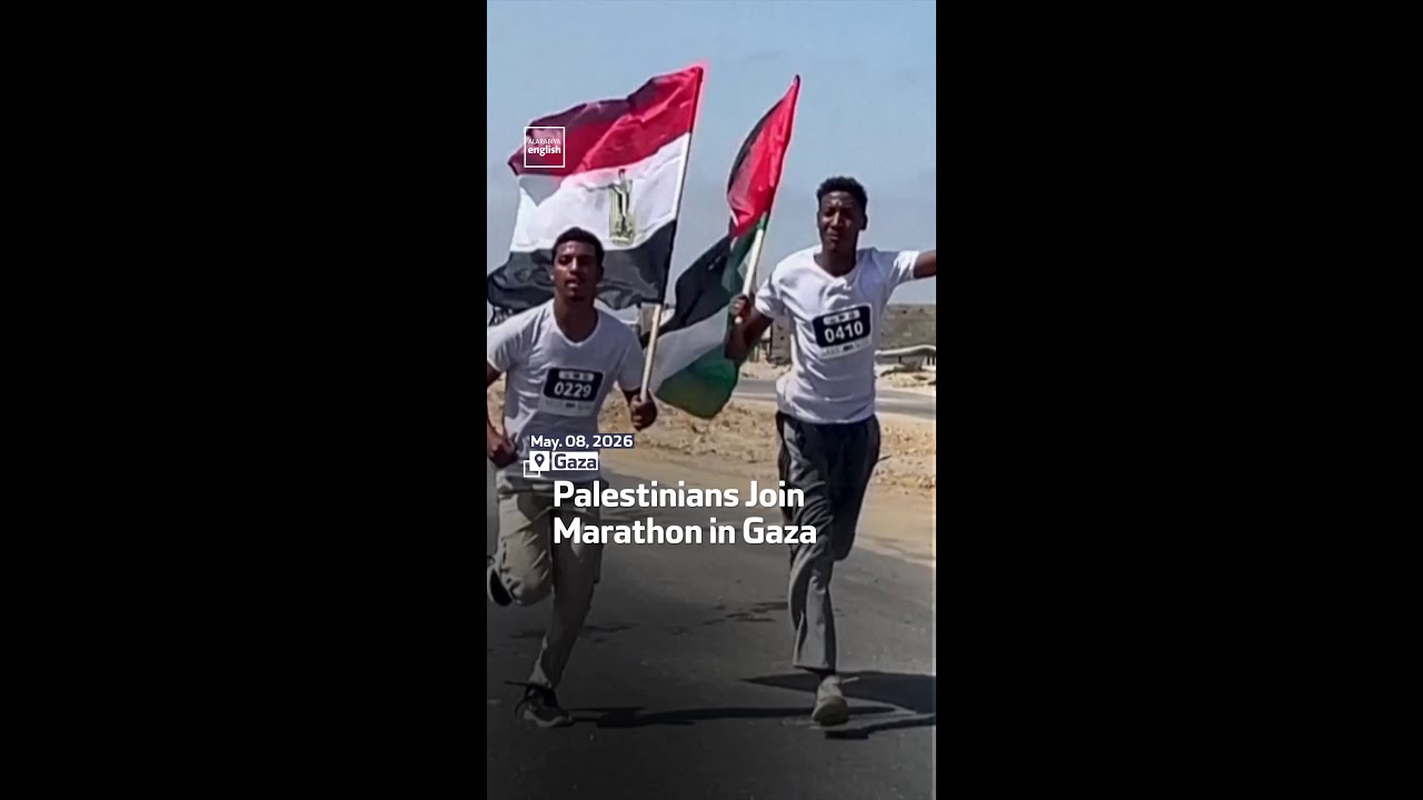 Palestinians Join Marathon in Gaza