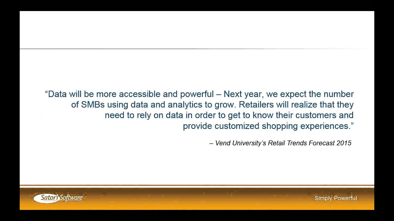 Putting Data to Work for Your Retail Business