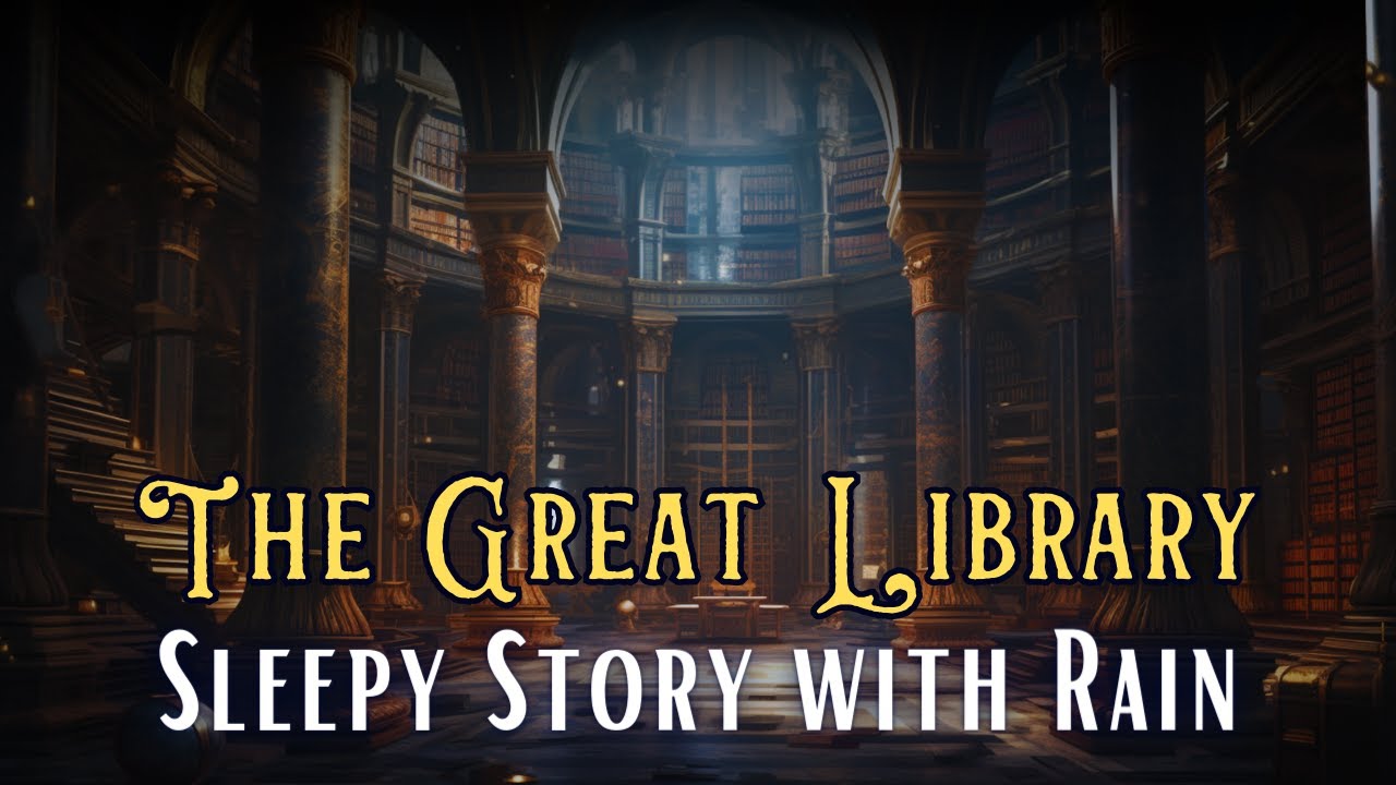 💤 A Relaxing Rainy Story 💤 The Great Library of Alexandria | Bedtime Story for Grown Ups
