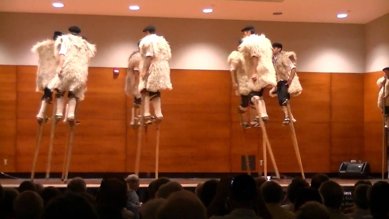 Stilt dancing by badasses
