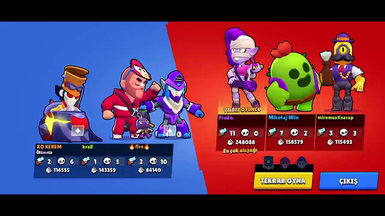 Arkadaşımla brawlstars oynadık