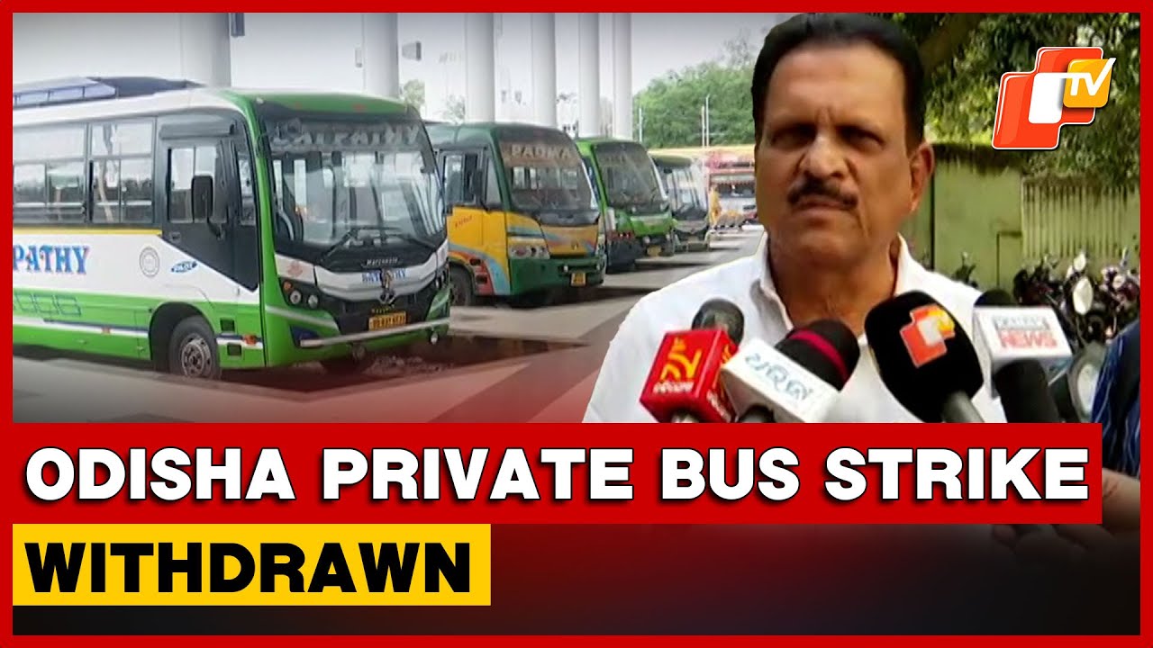 Odisha Private Bus Owners Call Off December 1 Strike After Government Assurances