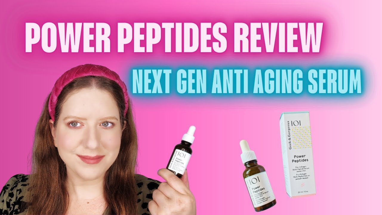 Geek & Gorgeous Power Peptides Serum Review | Affordable AND Effective Anti Aging?
