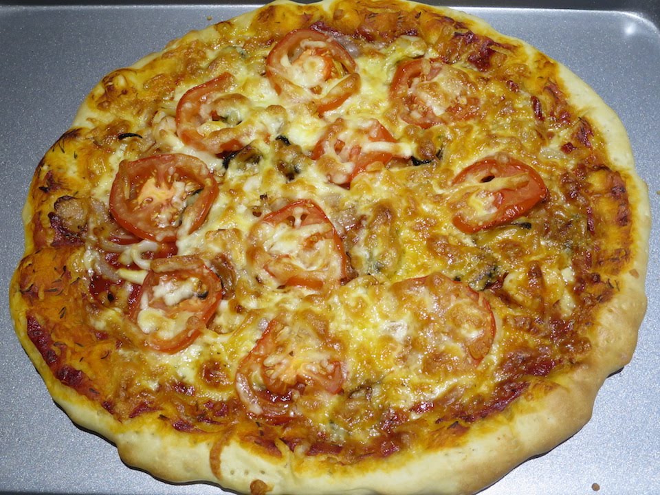 Recette facile de Pizza aux fruits de mer | Easy homemade seafood Pizza