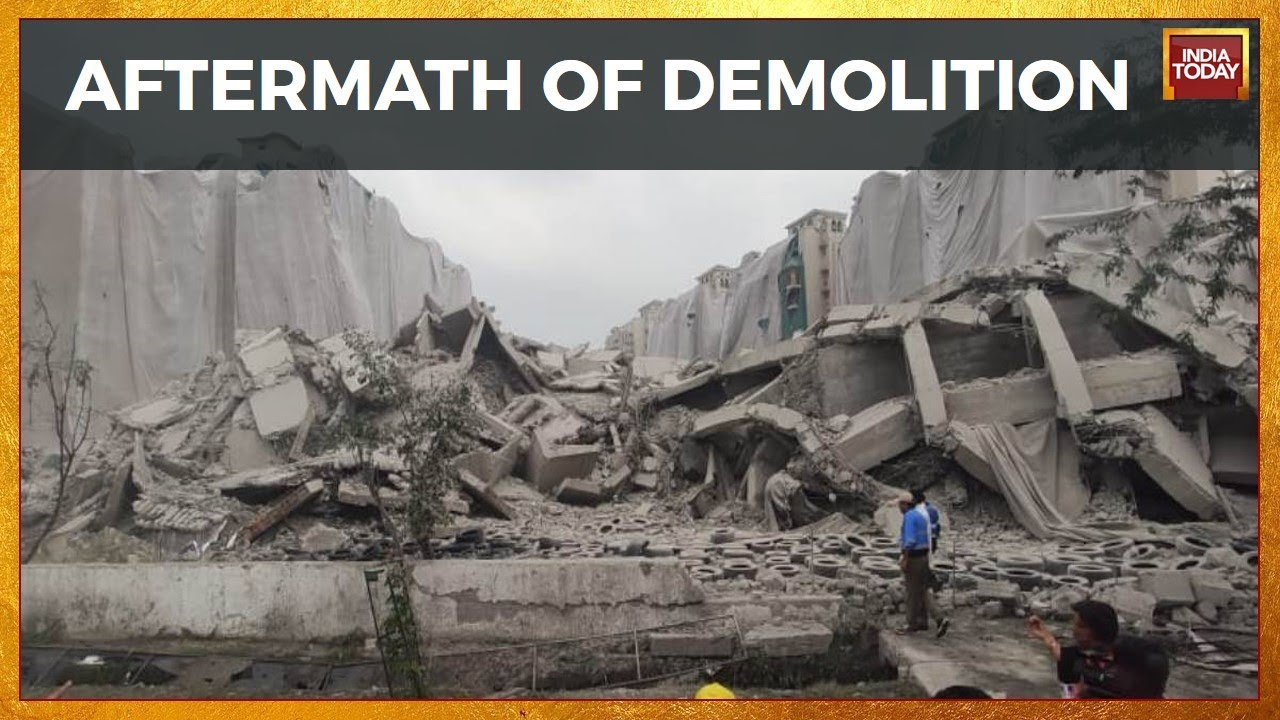 Noida Twin Tower Demolition Leaves Behind 55,000 Tonnes Of Debris
