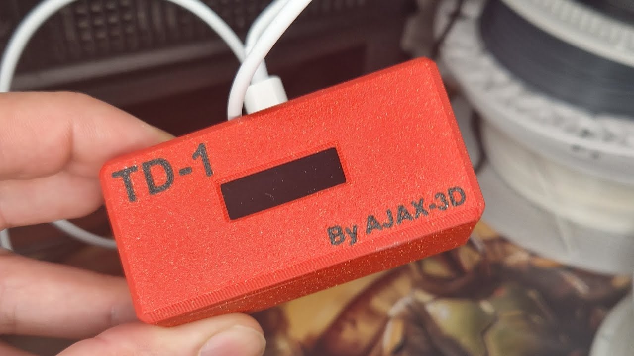 Indicateur de TD et de Colorimétrie pour Hueforge avec l'Ajax 3D TD-1.