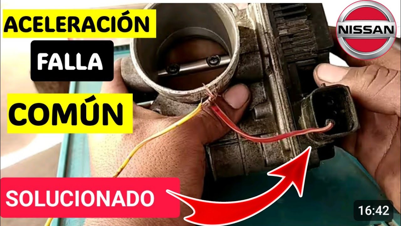 🟢 FALLA COMUN DE ACELERACION EN MOTOR NISSAN SOLUCIONADO OBTURADOR ELECTRONICO NISSAN QG THROTTLE 