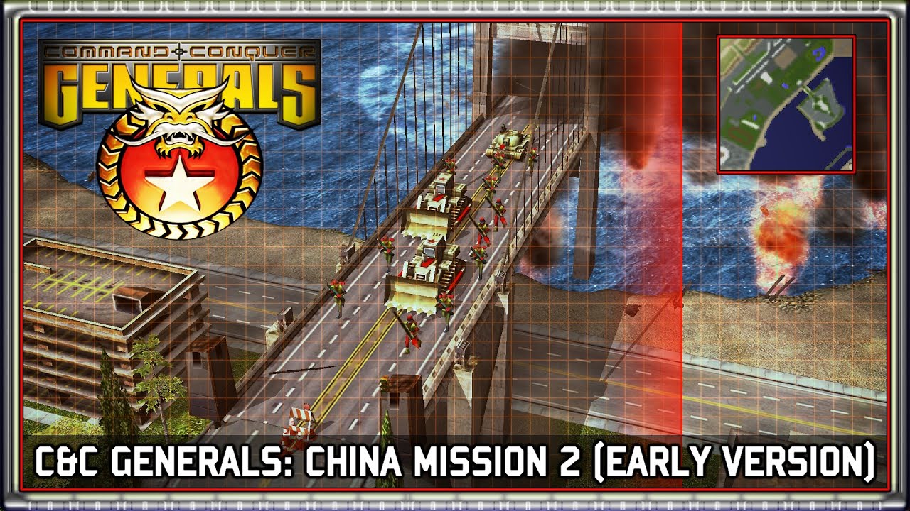 C&C Generals Beta: China Mission 2 (Early Version) | 