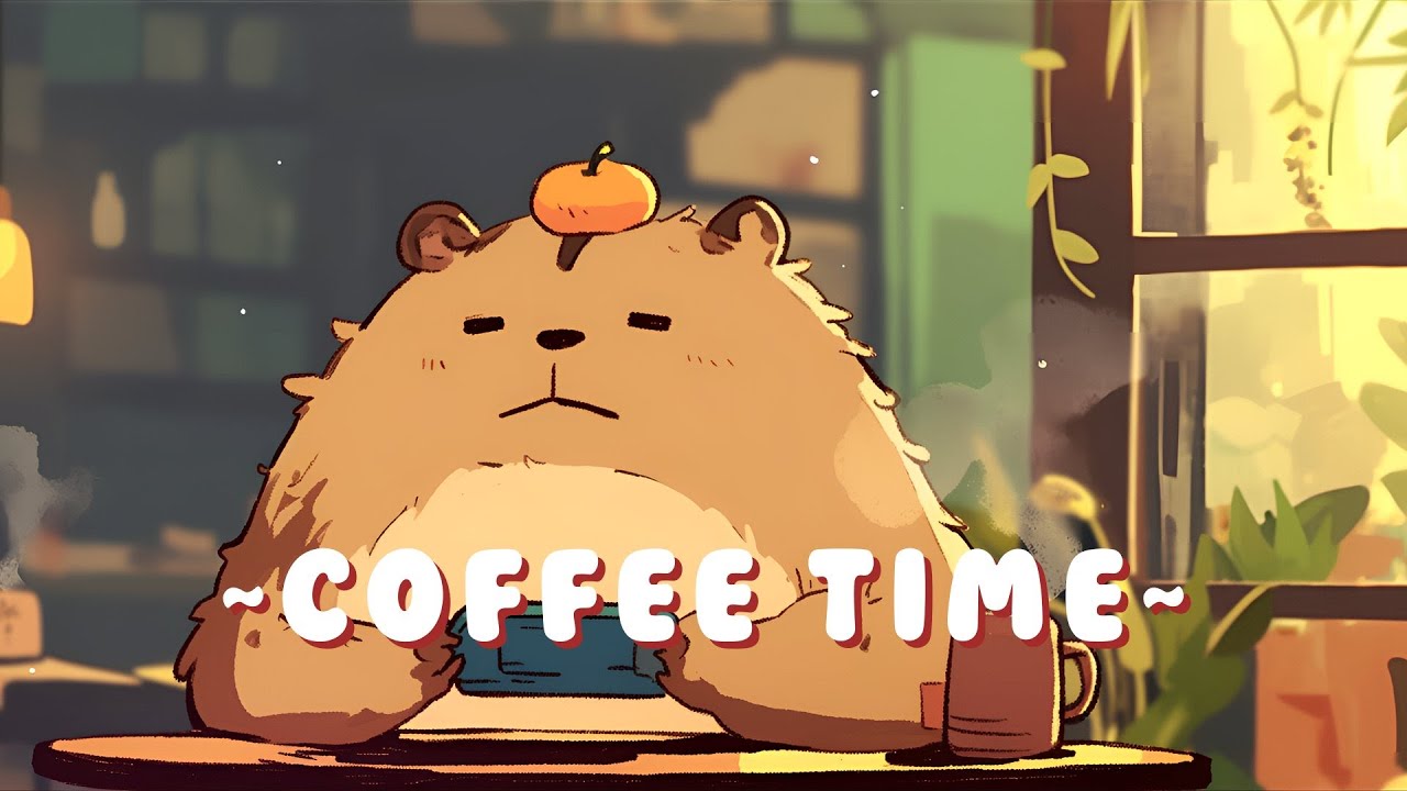 Capybara Chill Station - Chill Study Music Mix ~ Gentle Feelings ~ 🦫 🎵 🌙
