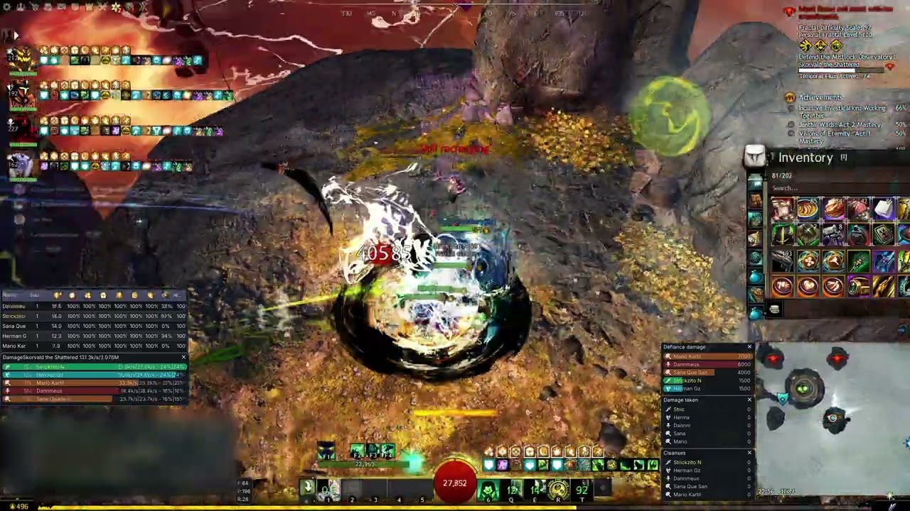 GW2 | Skorvald CM 55s | Ritualist PoV