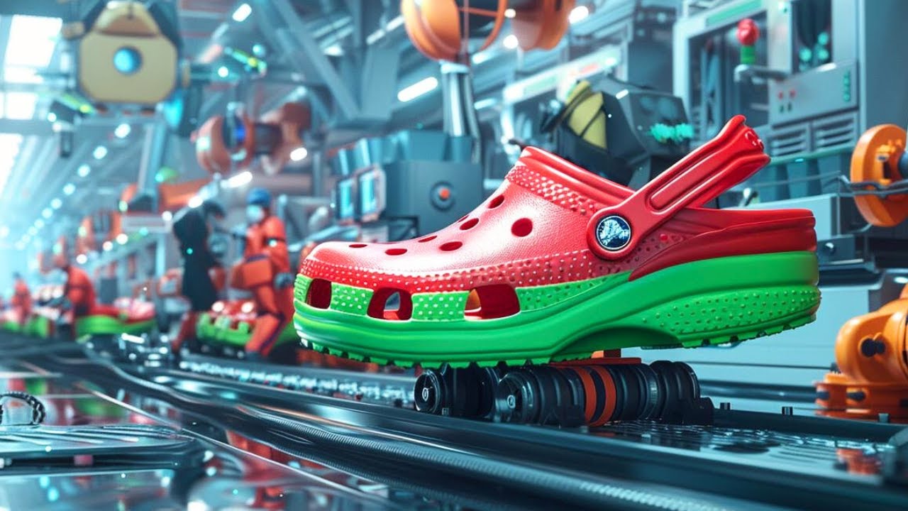 How the World's Most Comfortable Shoes Are Made: An Inside Look at the Crocs Manufacturing Process!