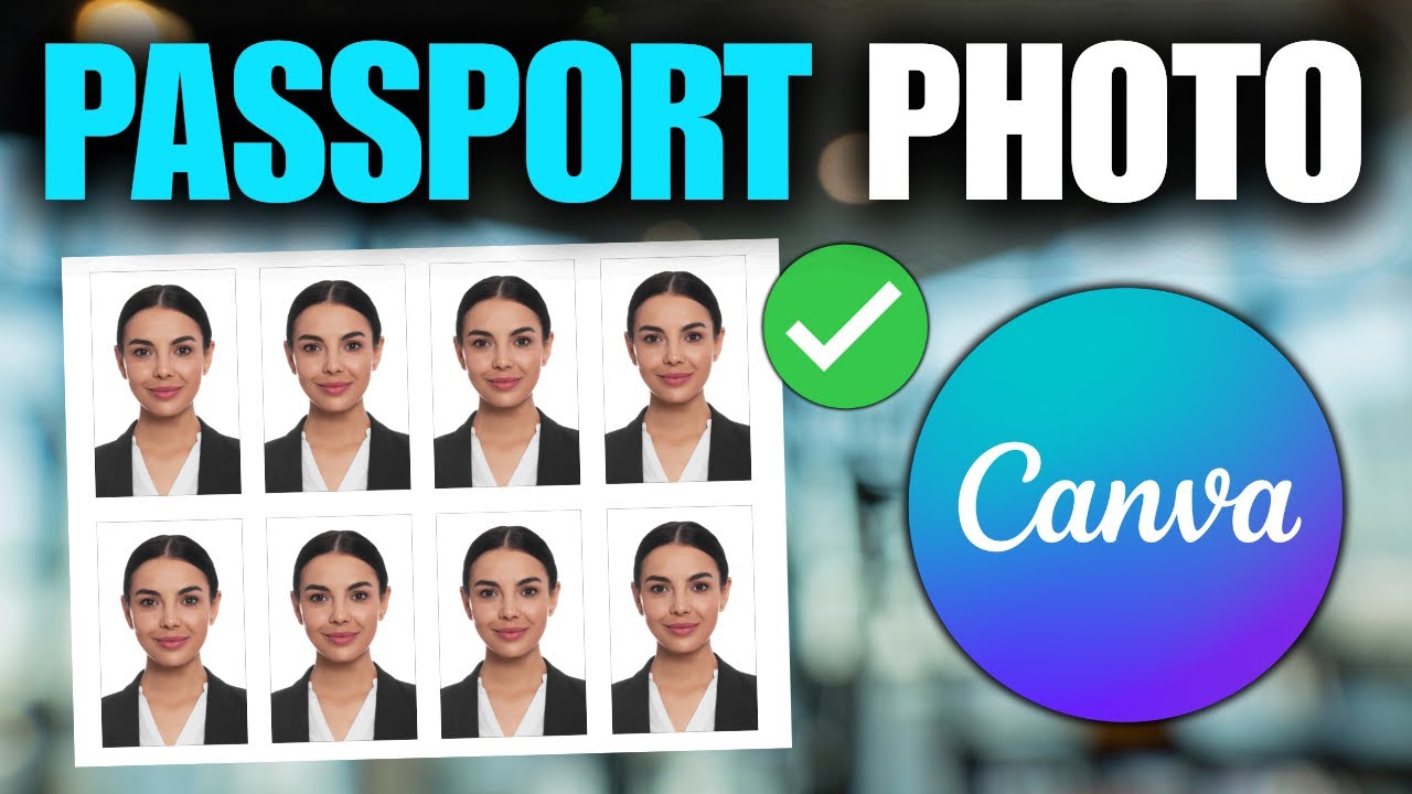 Как сделать фотографии паспортного размера в Canva