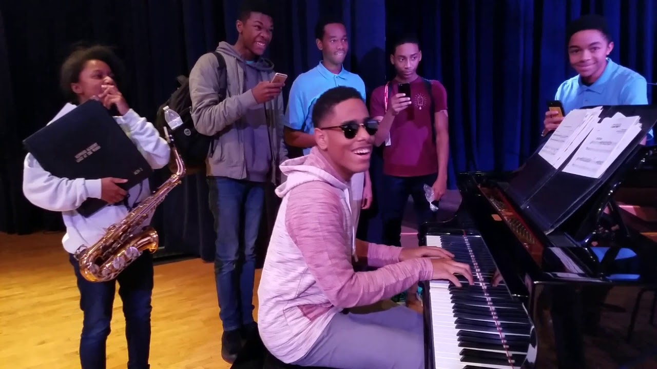 Matthew Whitaker at Kenwood Academy High School.