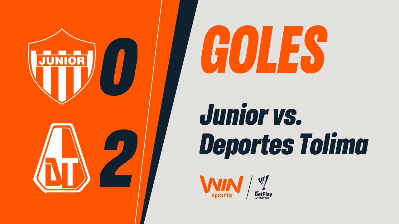 Junior vs. Tolima (goles) | Liga BetPlay Dimayor 2026-1 | Fecha 1