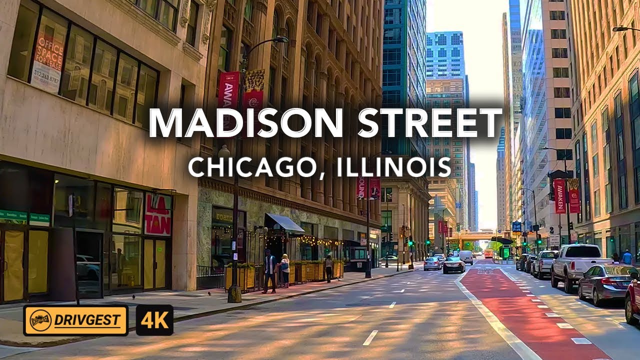 Madison Street | Drive Tour | 4K | Drivegest
