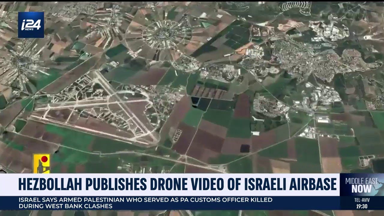 Hezbollah drone captures sensitive images of Israeli airbase