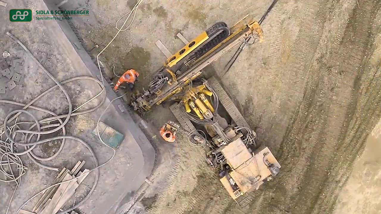 Sidla & Schönberger - Hangbefestigung mit  Felsanker, Bodennägel, Hochleistungsgitter,  HZV