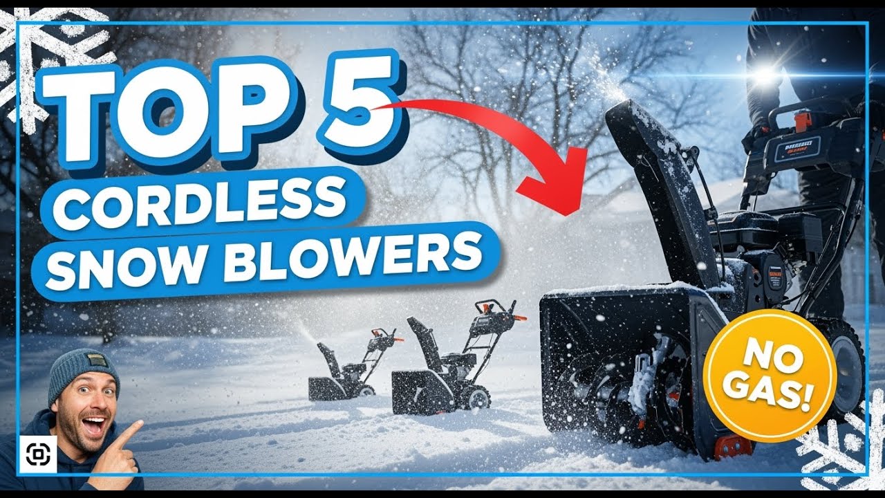 TOP 5 Best Cordless Snow Blower 2026