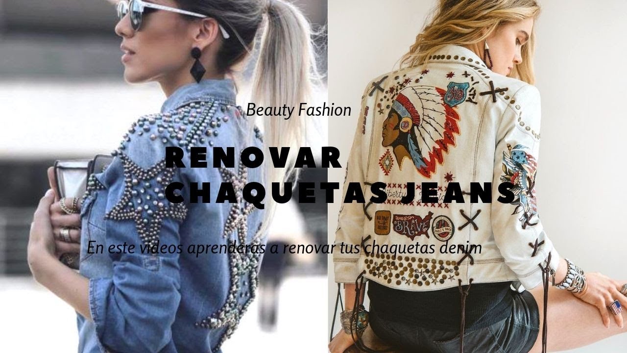 DIY Ideas Para Personalizar Renovar  Tus  Chaquetas De Jeans