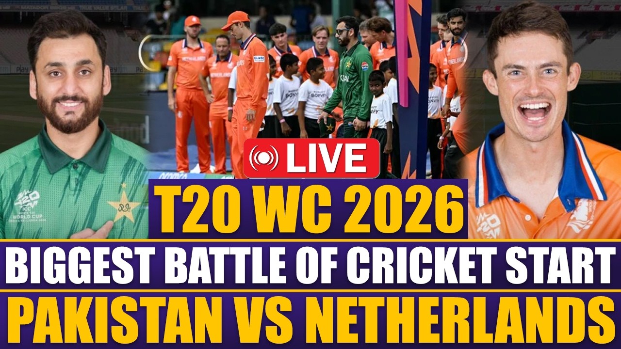 LIVE: PAK Vs NED | Pakistan Take on Netherlands in T20 World Cup Opener | Sports Roundup