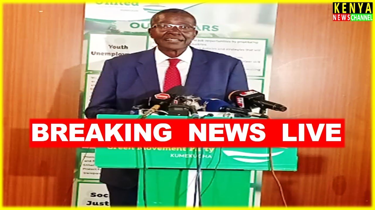 LIVE - David Maraga announces Next Move after Ruto signed Bills & Raila Odinga Death