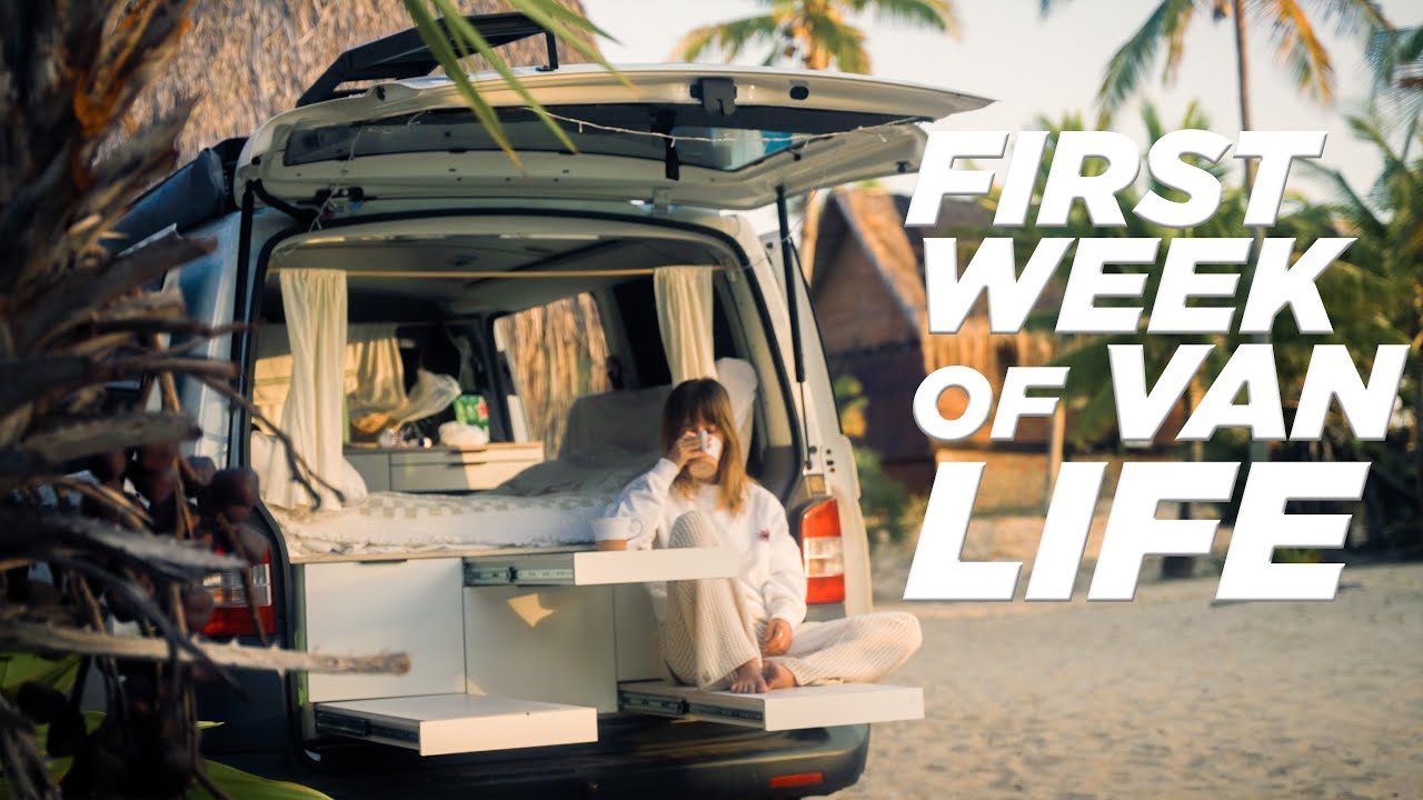 first week full time living in my self converted van