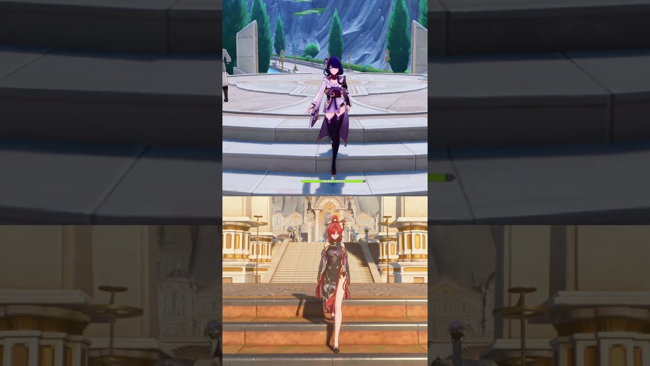 Genshin (Unity) vs WUWA (Unreal Engine) #genshinimpact #wutheringwaves