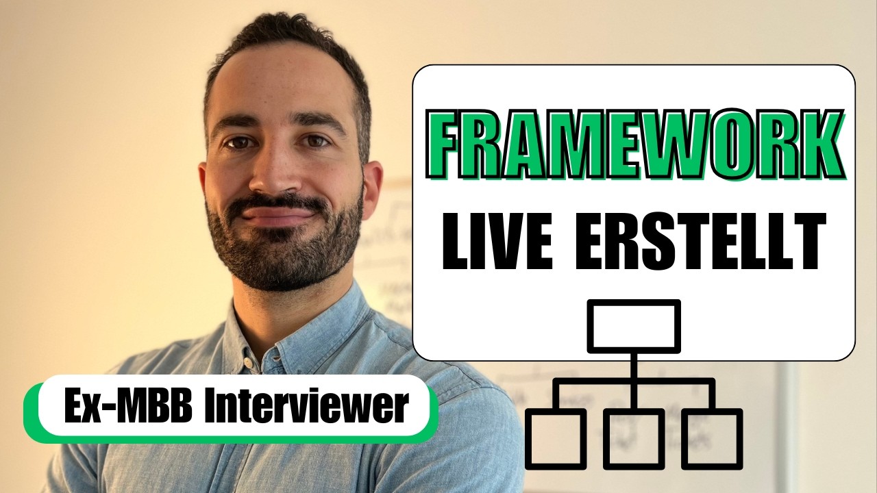 Case Interview Framework: Ex-MBB Interviewer strukturiert Case live (Wasserhersteller)
