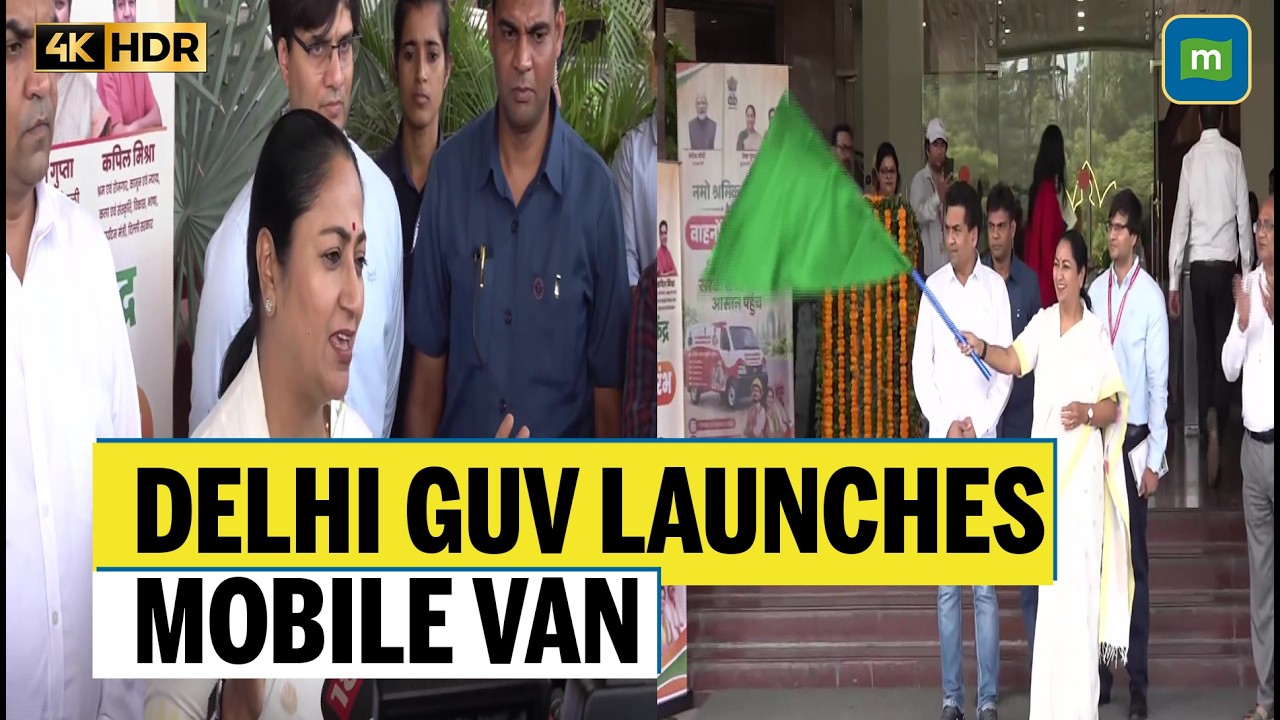 Delhi CM Rekha Gupta Flags Off Mobile Service Centres For Workers And Labourers