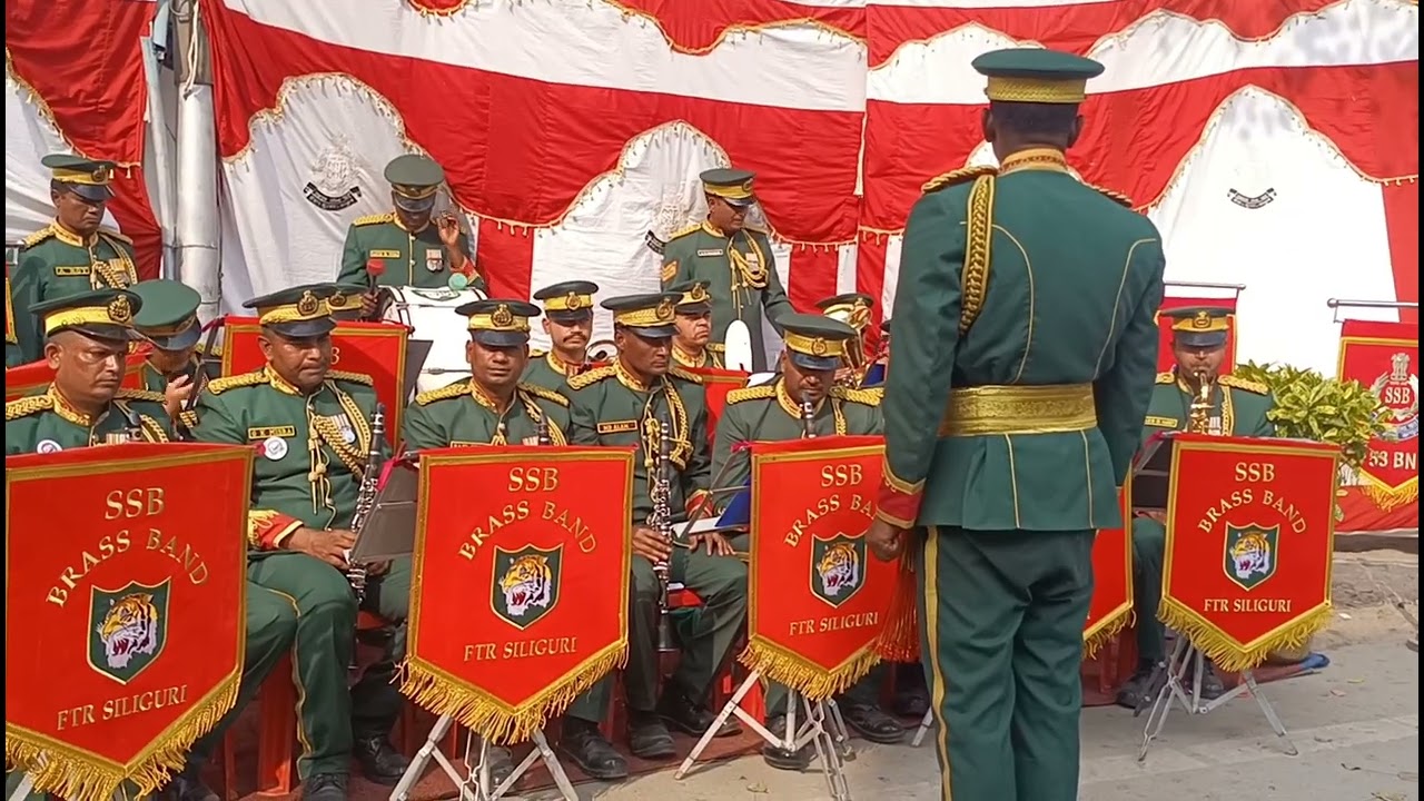 Jaigaon Brass band of SSB Bhutan gate k pass