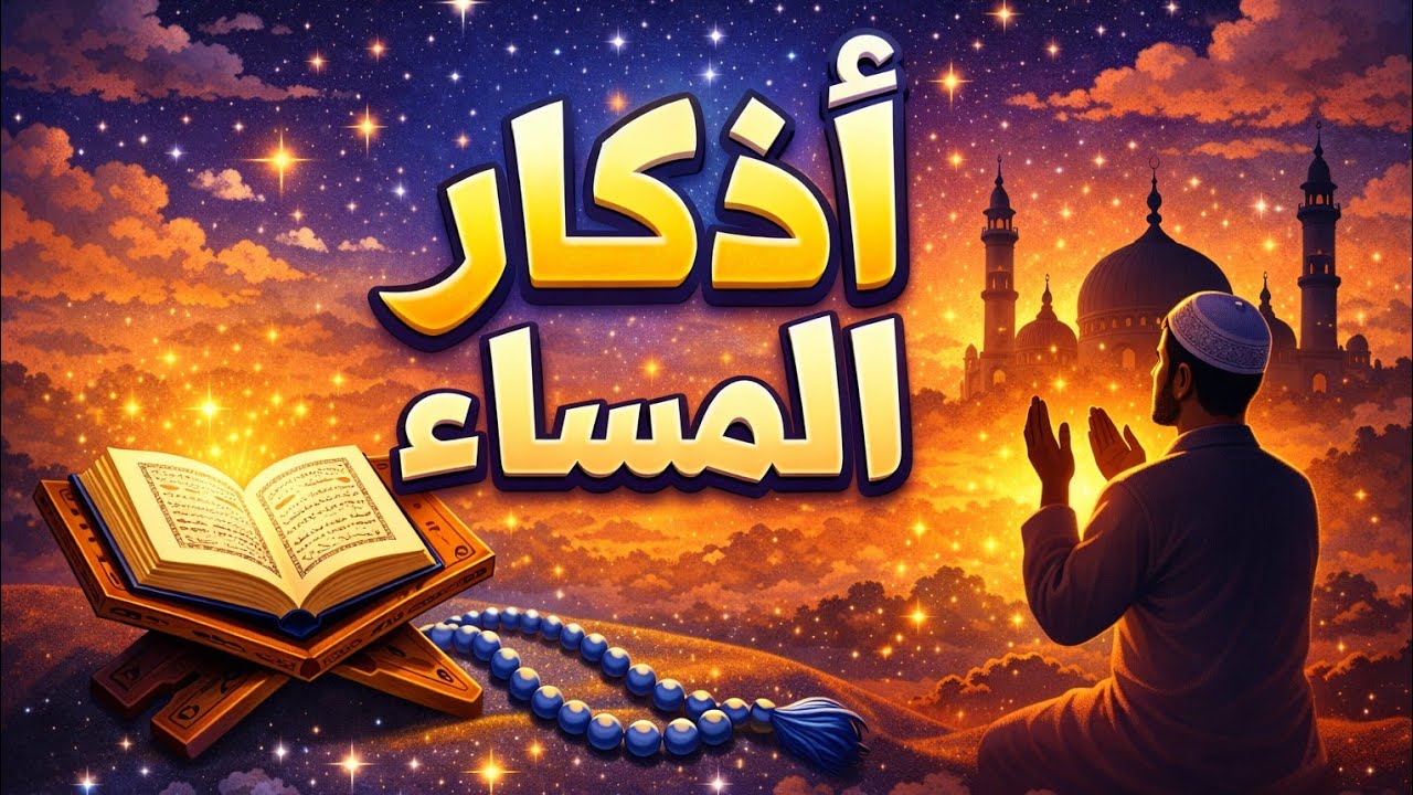 اذكار المساء يريح قلبك القارئ محمد هشام Azkar El nawm